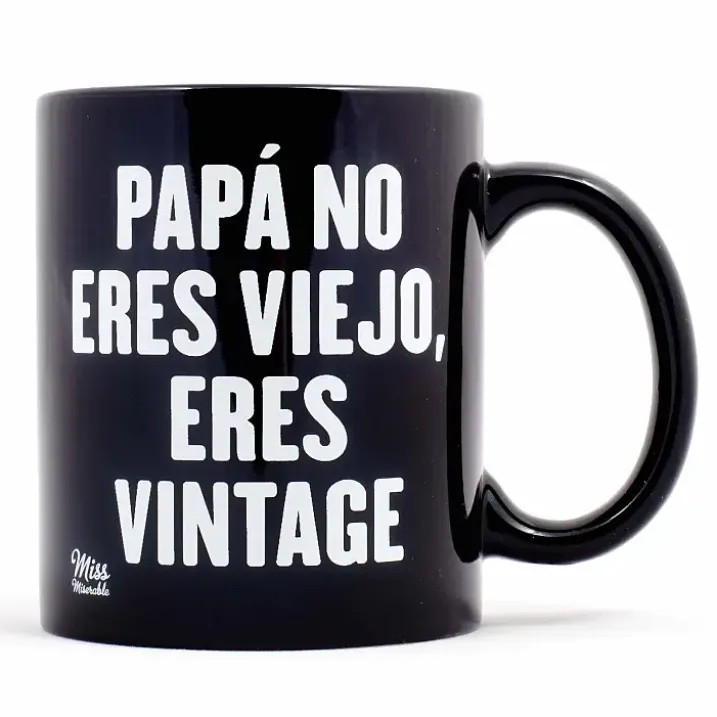 Taza Papá no eres viejo, eres vintage