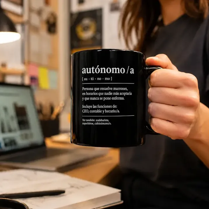 Taza para autónomos
