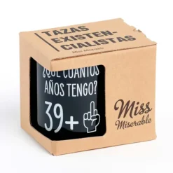 Taza para 40 cumpleaños ¿Que cuántos años tengo? 39+1