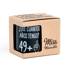 Taza para 50 cumpleaños ¿Que cuántos años tengo? 49+1
