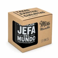 Taza para jefa con mensaje La mejor jefa del mundo