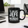 Taza para jefe con mensaje El mejor jefe del mundo
