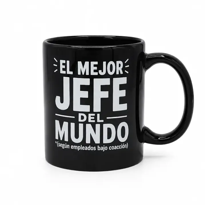 Taza para jefe con mensaje El mejor jefe del mundo