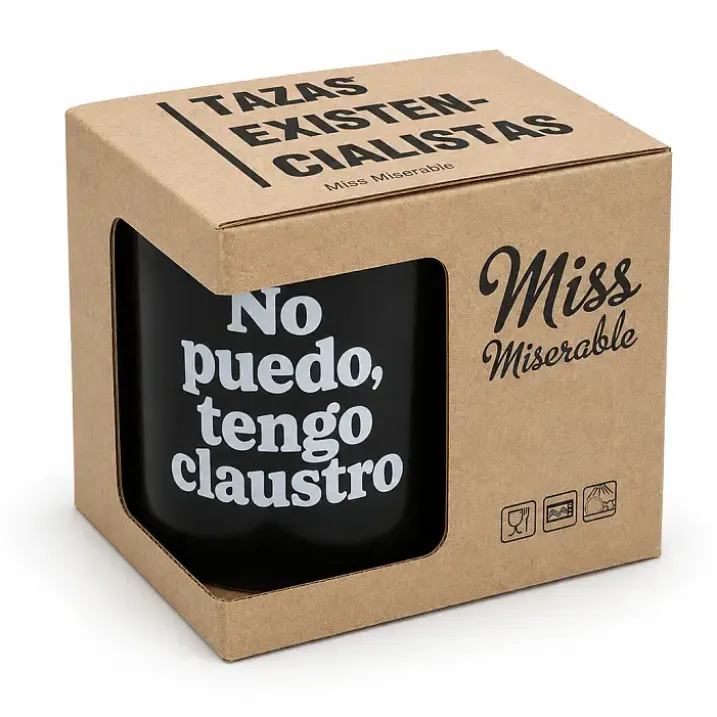 Taza para profes No puedo, tengo claustro