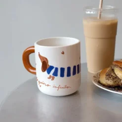 Taza perro salchicha: Te quiero infinito