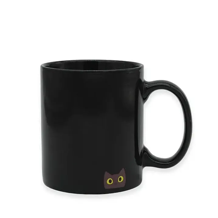 Taza que cambia de color con gatito travieso