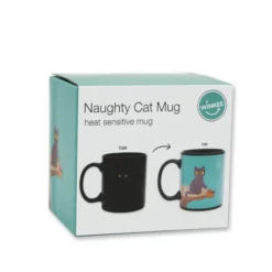 Taza que cambia de color con gatito travieso