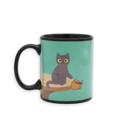 Taza que cambia de color con gatito travieso