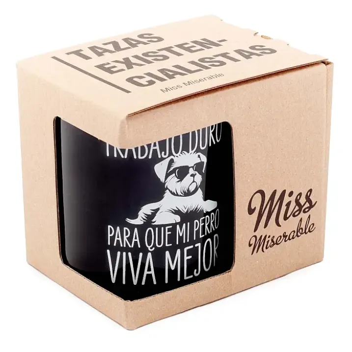 Taza Trabajo duro para que mi perro viva mejor