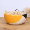 Tazón de desayuno en forma de gato