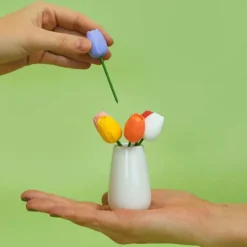 Tenedores de aperitivo con forma de tulipán