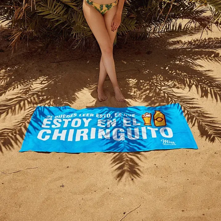 Toalla de playa Estoy en el chiringuito