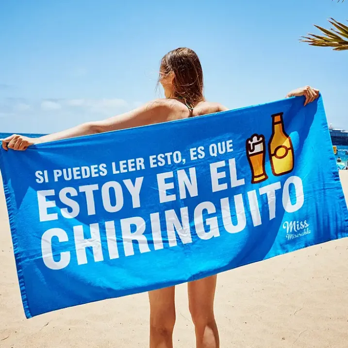 Toalla de playa Estoy en el chiringuito