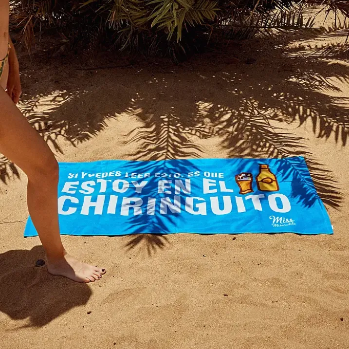 Toalla de playa Estoy en el chiringuito