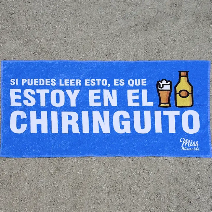 Toalla de playa Estoy en el chiringuito