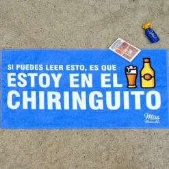 Toalla de playa Estoy en el chiringuito