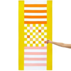 Toalla de playa original de juego Checkers