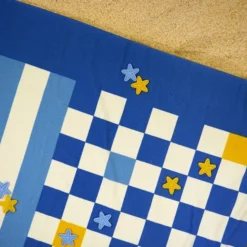 Toalla de playa original de juego Checkers