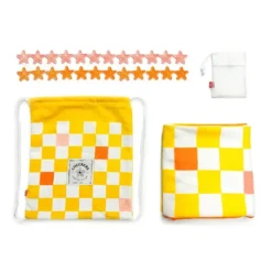 Toalla de playa original de juego Checkers