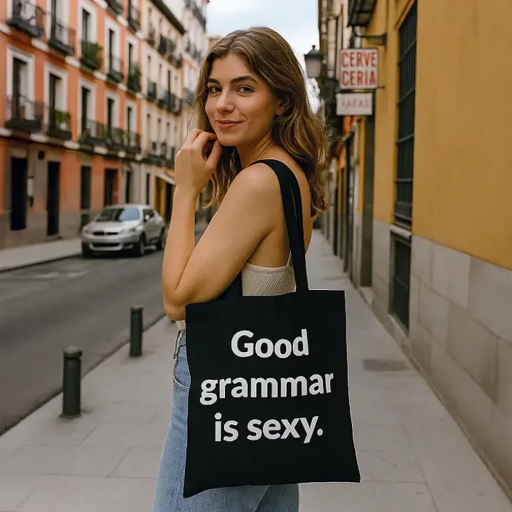 Tote bag Good grammar is sexy