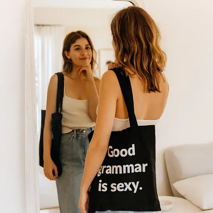 Tote bag Good grammar is sexy