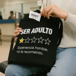 Tote bag Ser adulto: Experiencia horrible, no la recomiendo