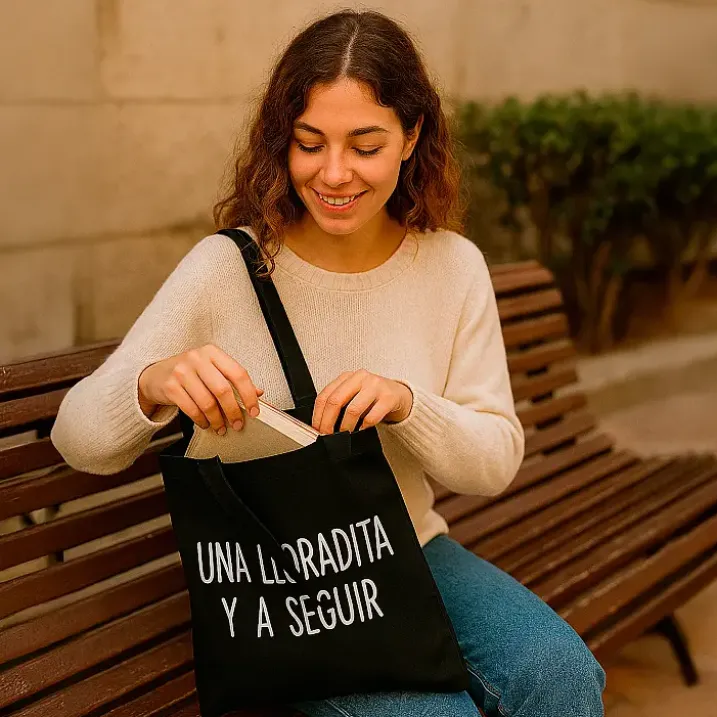 Tote bag Una lloradita y a seguir
