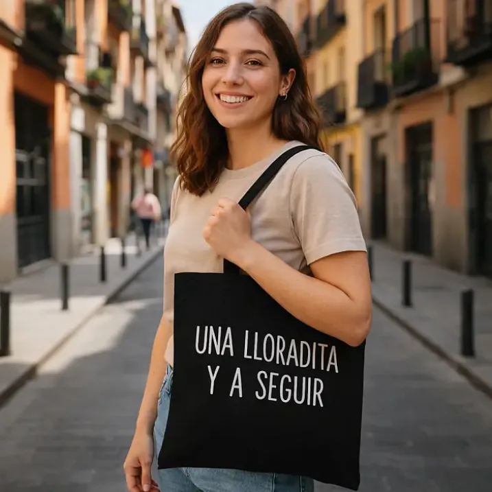 Tote bag Una lloradita y a seguir
