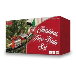 Tren para el árbol de Navidad con luces y sonido