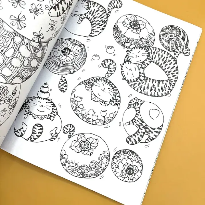 Un millón de gatos: felinos adorables para colorear