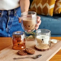 Vaso de café de doble pared Glasito