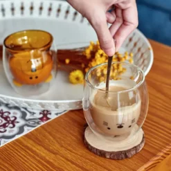 Vaso de café de doble pared Glasito