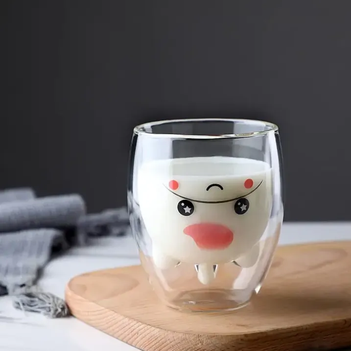 Vaso de doble pared con forma de animalito