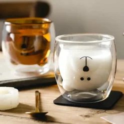 Vaso de doble pared con forma de animalito