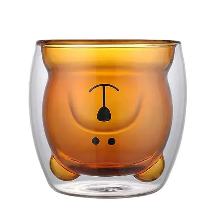 Vaso de doble pared con forma de animalito