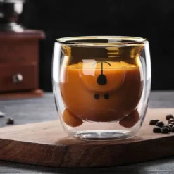 Vaso de doble pared con forma de animalito