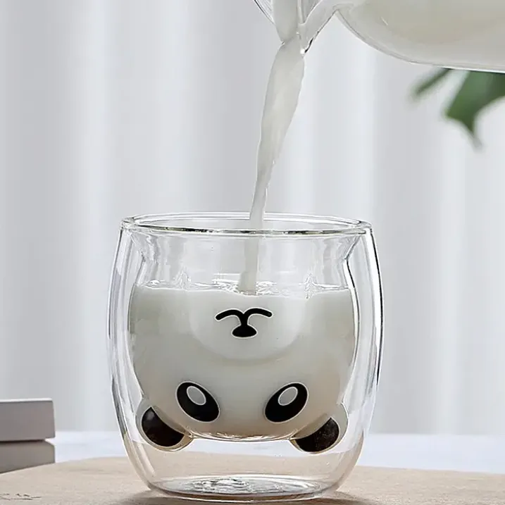 Vaso de doble pared con forma de animalito