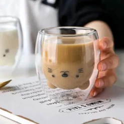 Vaso de doble pared con forma de animalito