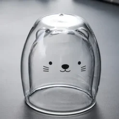 Vaso de doble pared con forma de animalito