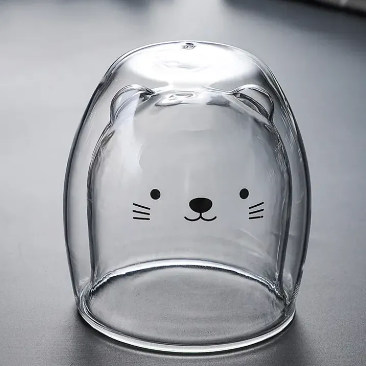 Vaso de doble pared con forma de animalito