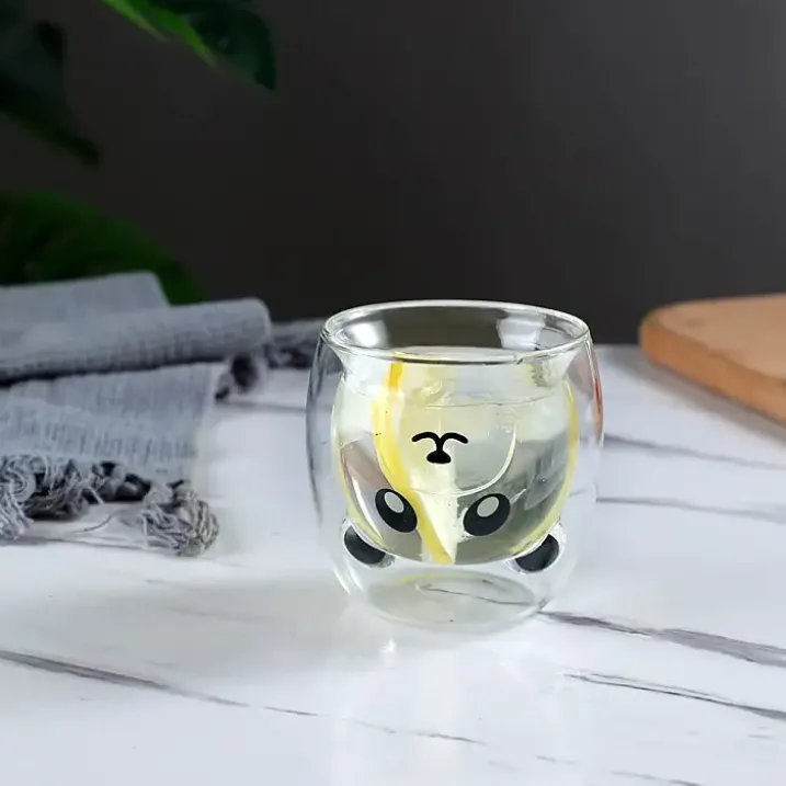 Vaso de doble pared con forma de animalito