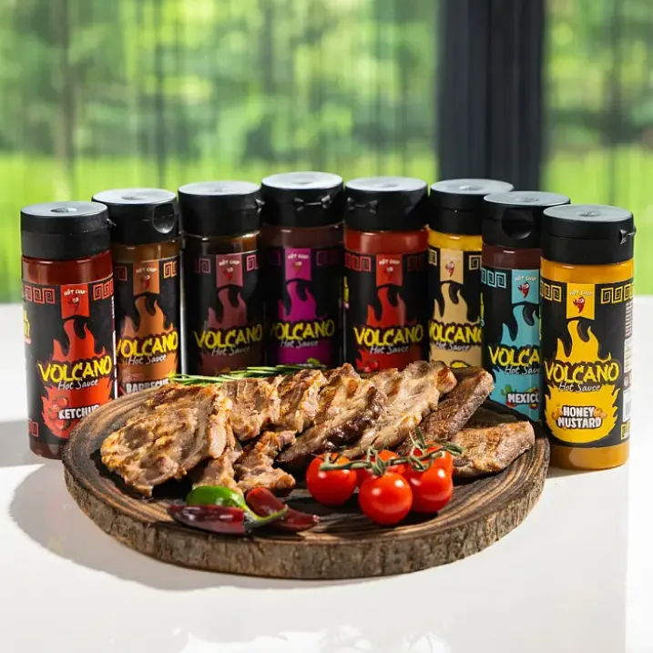 Volcano: Set de 8 salsas picantes