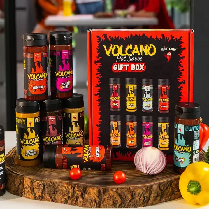 Volcano: Set de 8 salsas picantes