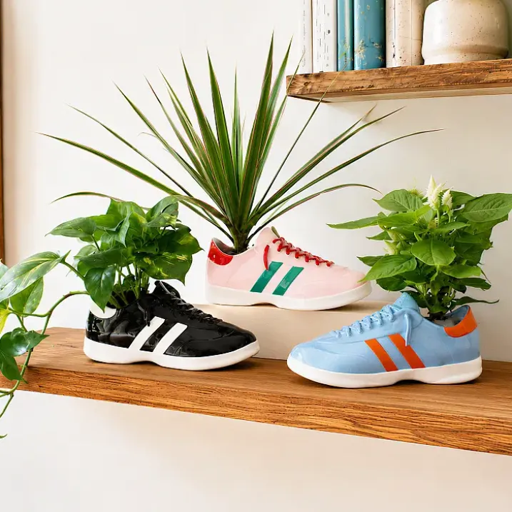 Walking Plant: maceta original en forma de zapatilla