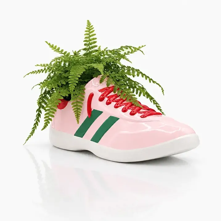 Walking Plant: maceta original en forma de zapatilla